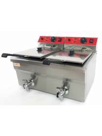 Професійна фритюрниця GoodFood EF12A2 з краном